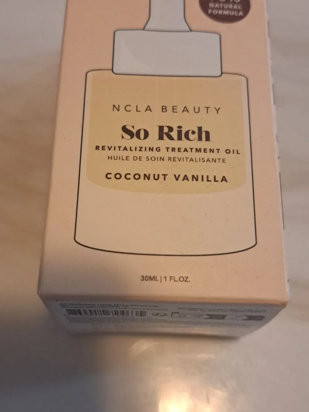 NCLA BEAUTY SO RICH REVITALIZING TREATMENT OIL- COCONUT VANILLA